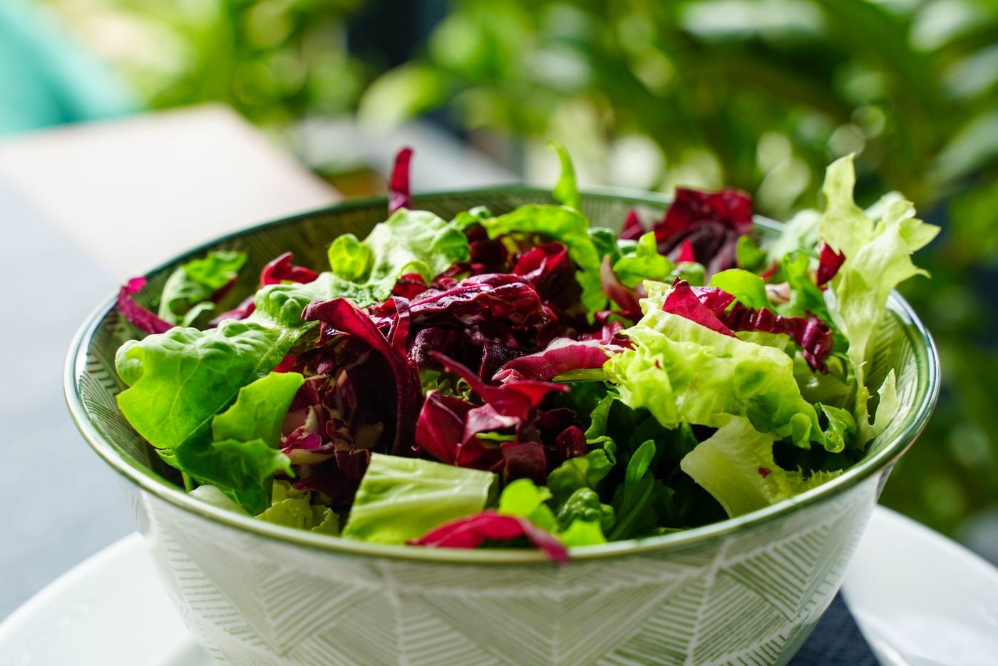 Radicchio and Butter Lettuce Salad with Honey Mustard Vinaigrette
