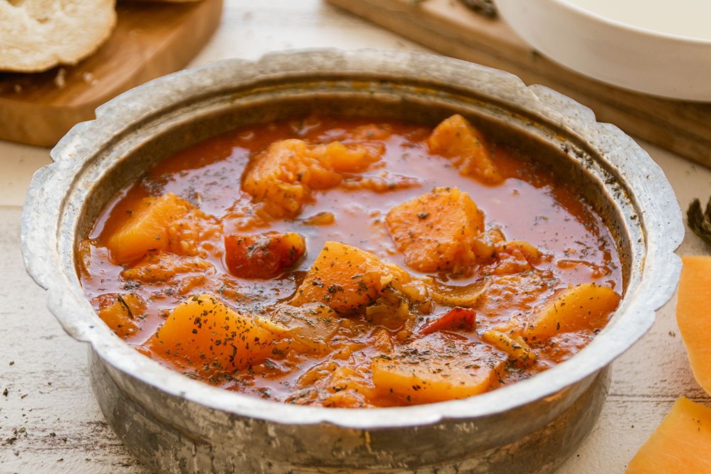 Turkish Pumpkin and Red Pepper Stew