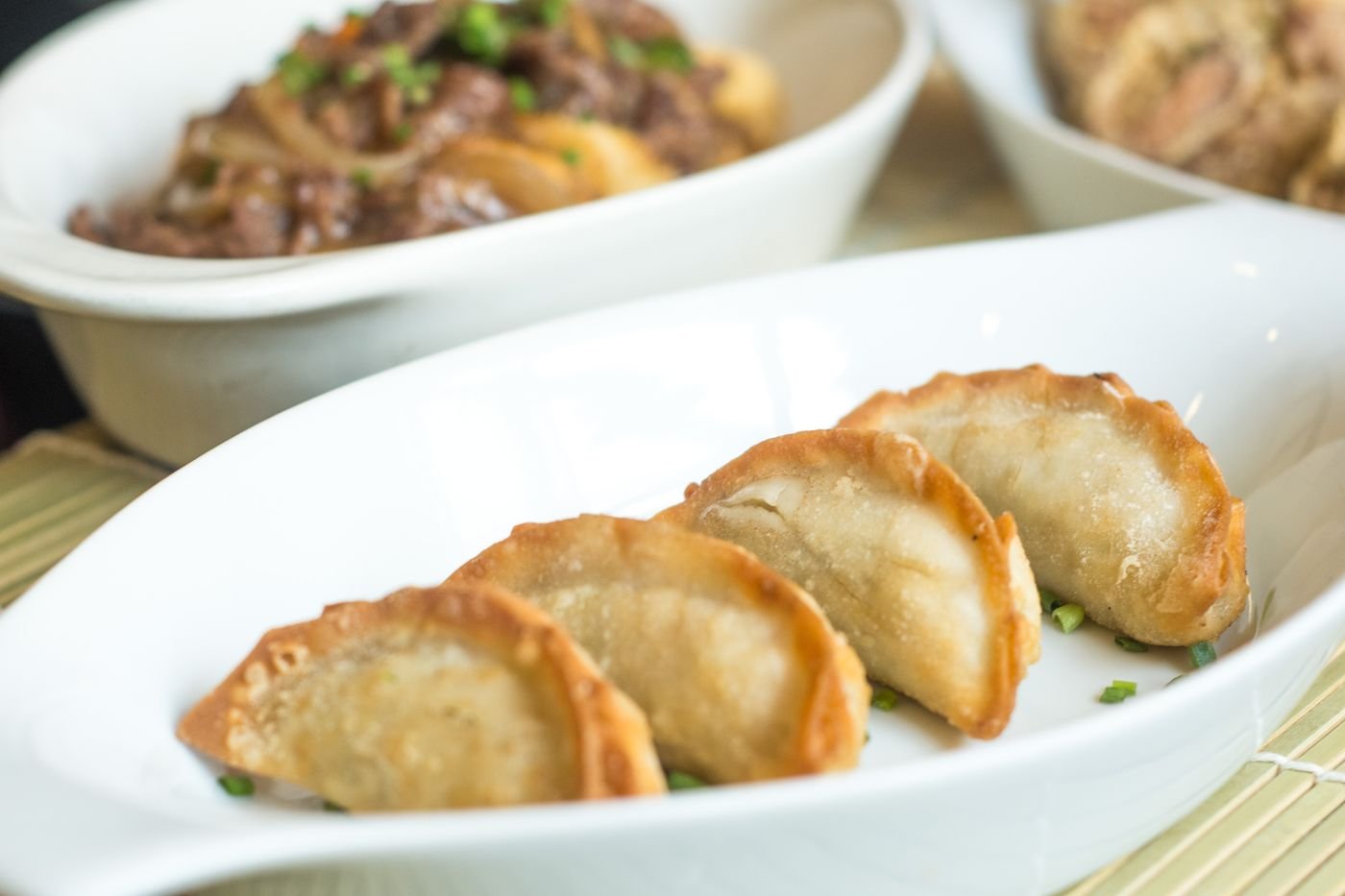 Crispy Fried Pork Dumplings