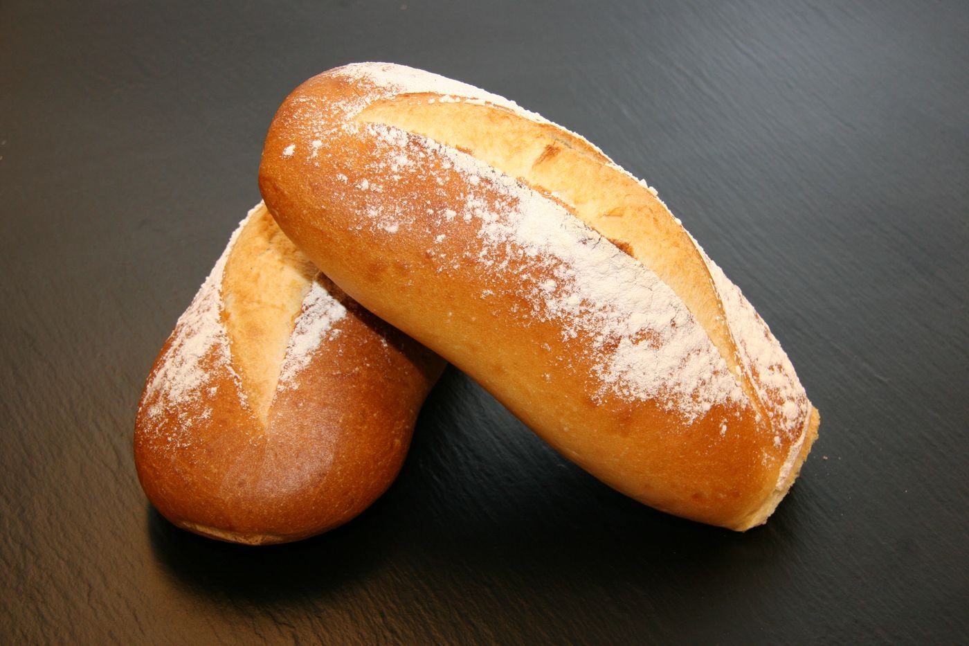 Flour-Dusted Split-Top Crusty Rolls