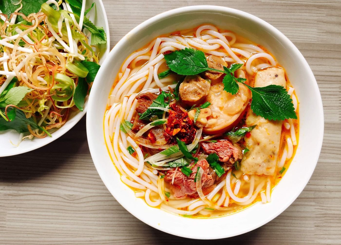 Bun Bo Hue Spicy Lemongrass Beef Noodle Soup