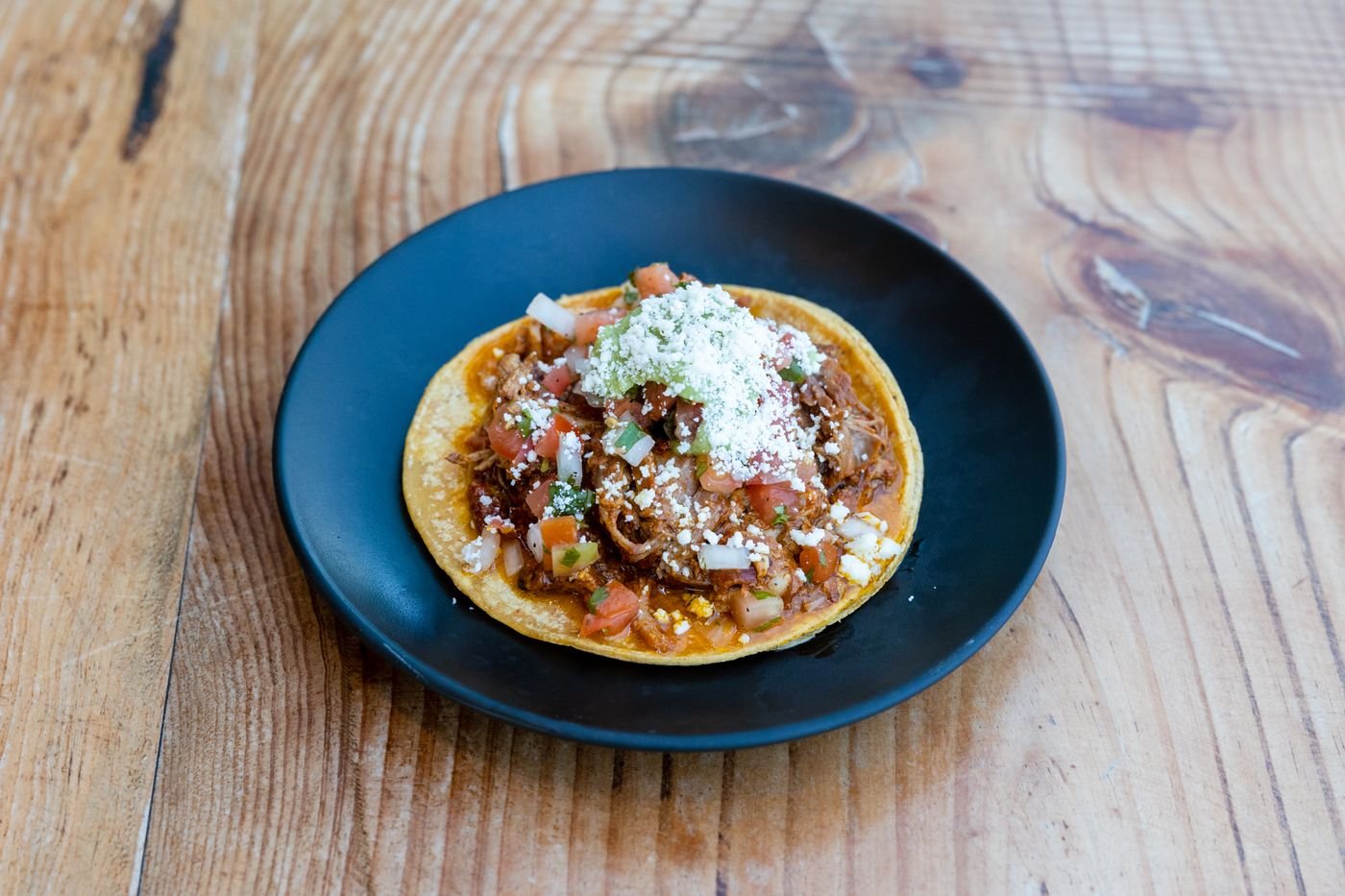Chicken Tinga Tostada