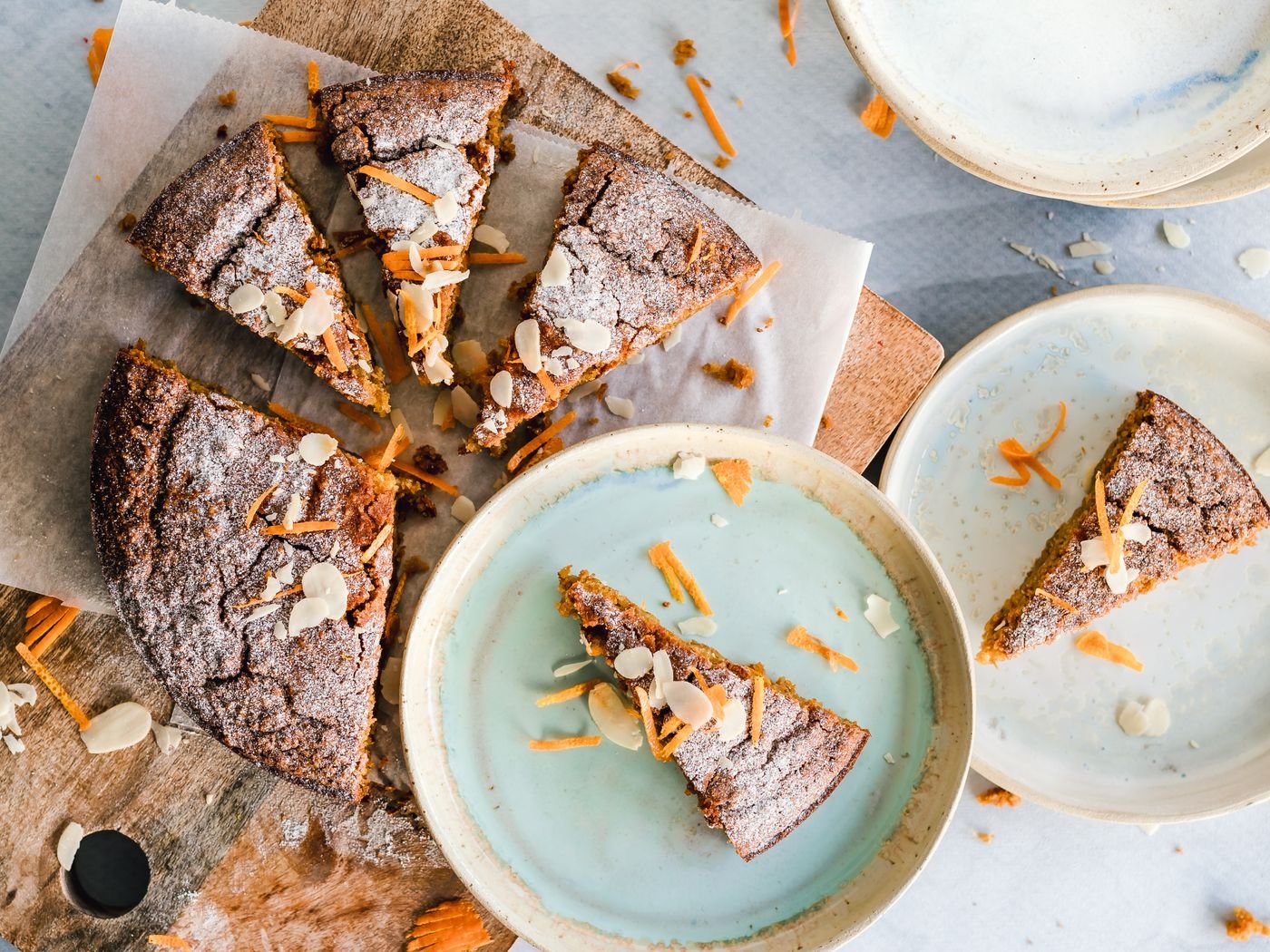 Spiced Carrot and Almond Cake