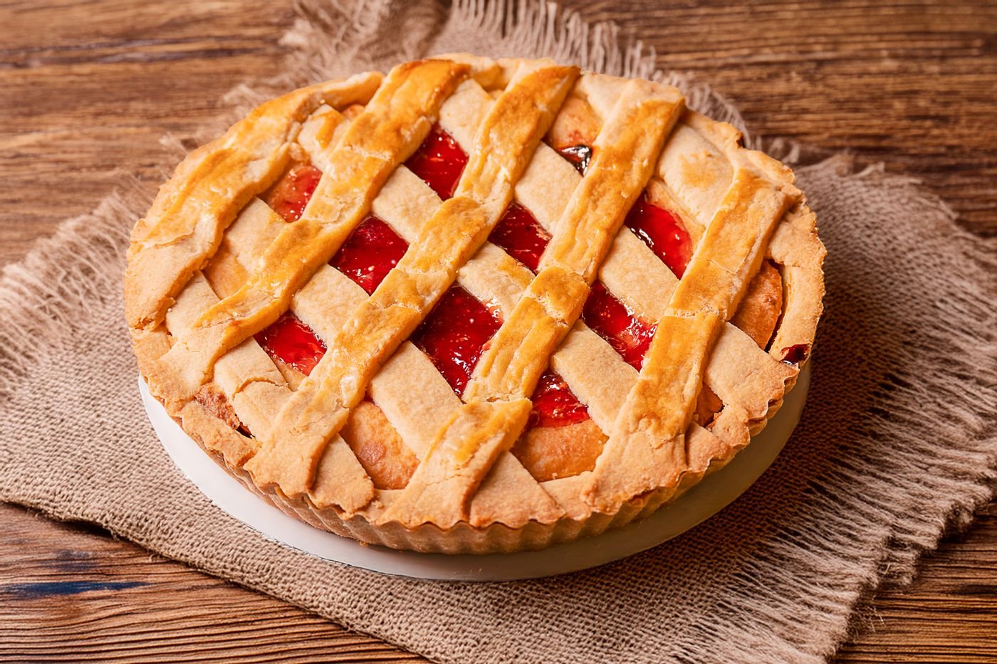 Strawberry Jam Crostata