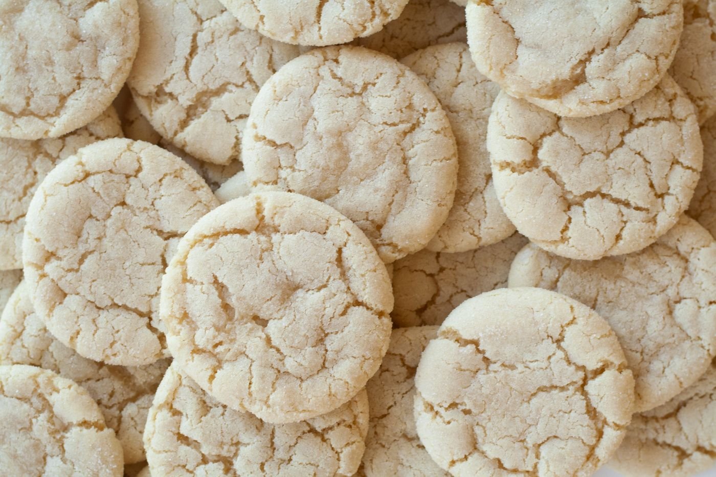 Vanilla Sugar Crinkle Cookies