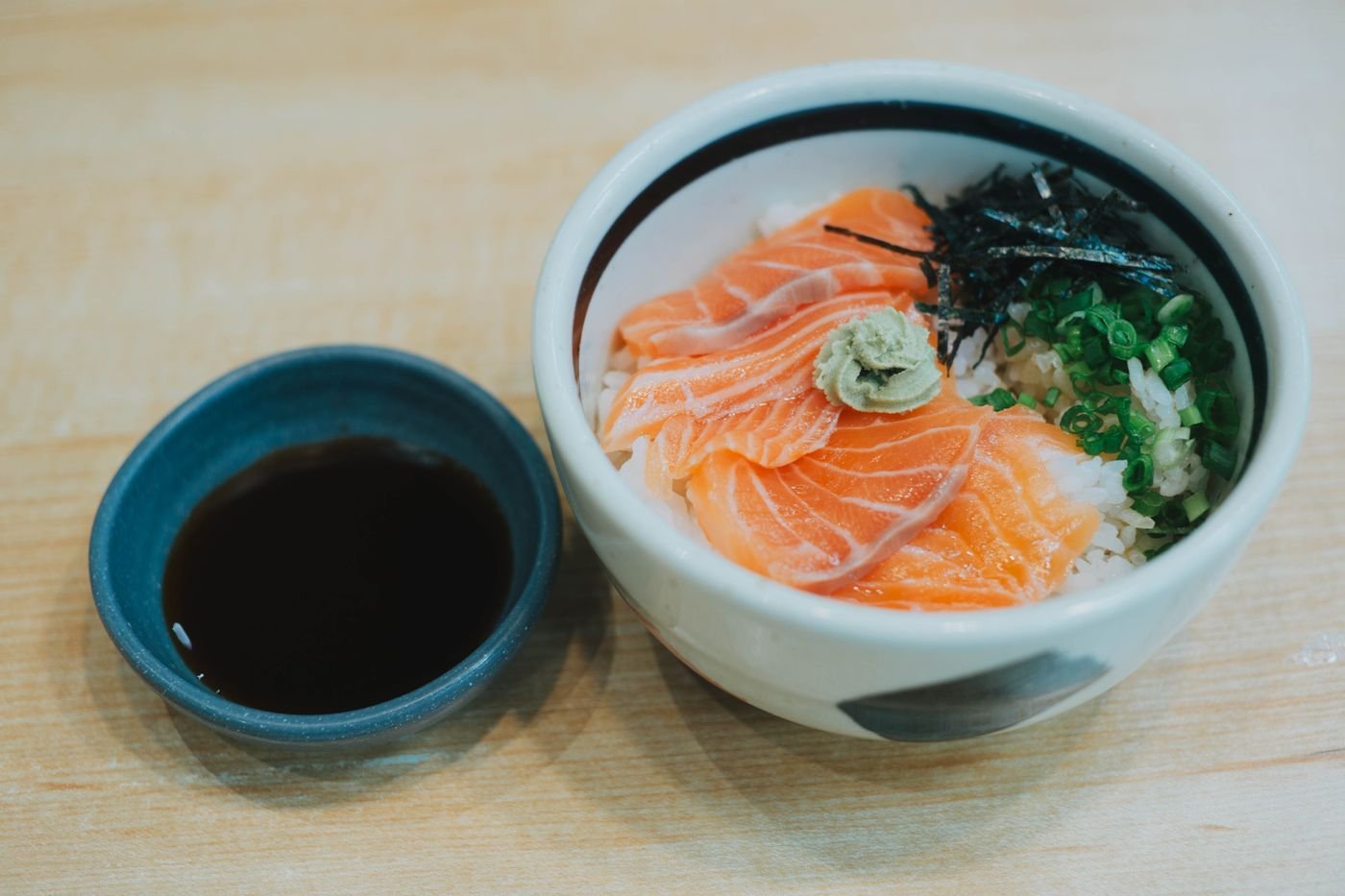 Salmon Sashimi Rice Bowl