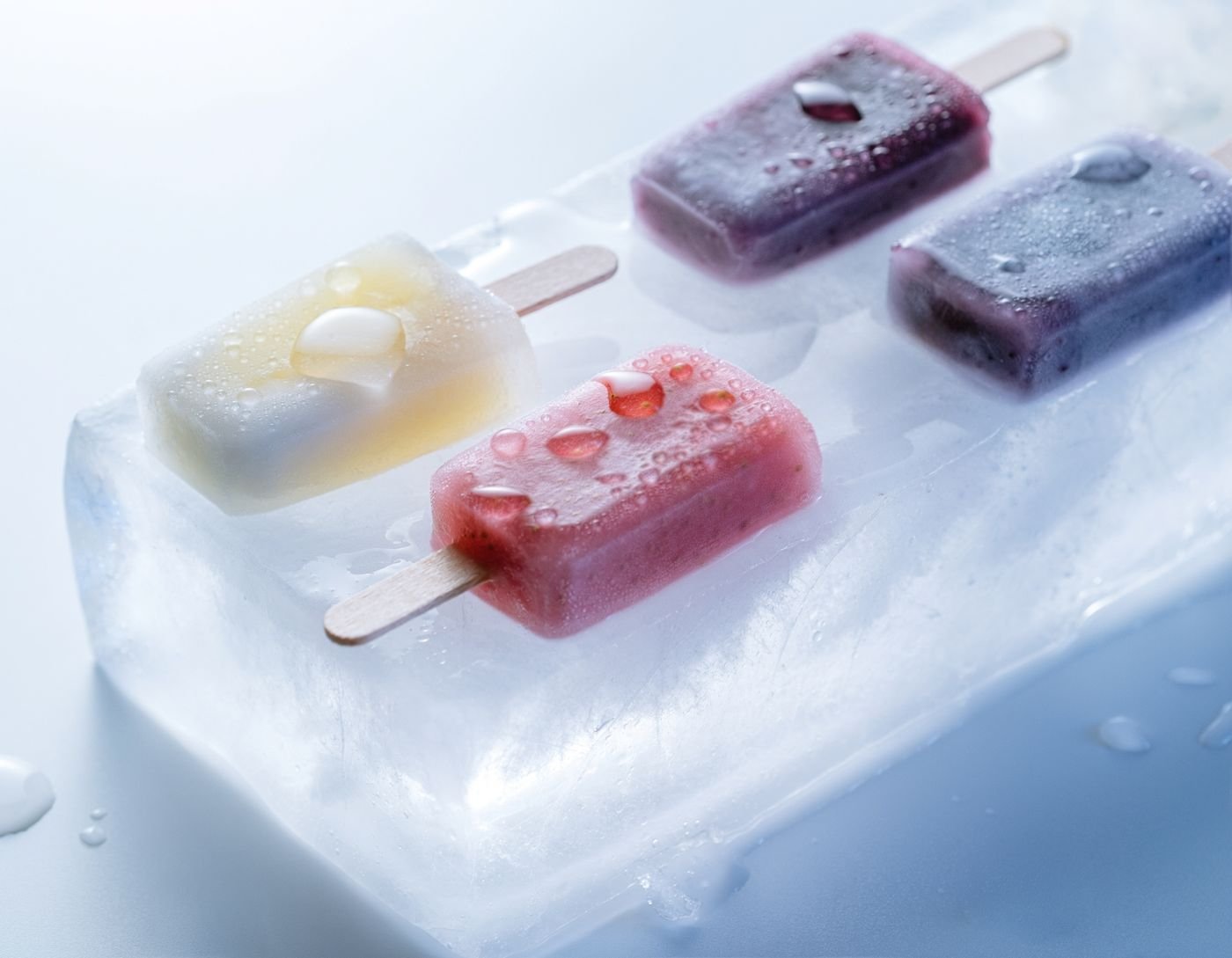 Three-Fruit Popsicles