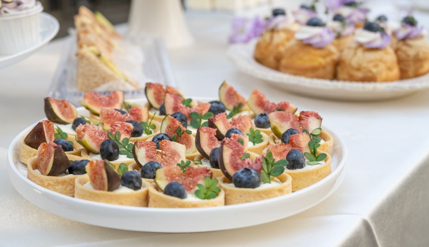 Fig and Blueberry Cream Tartlets