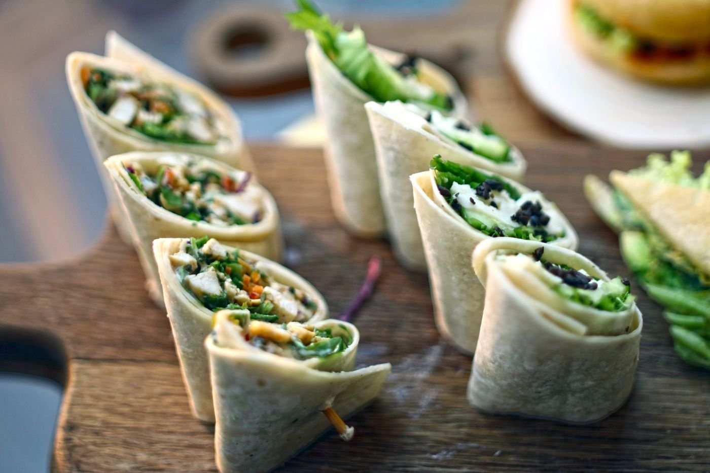 Tortilla Pinwheels, Two Ways