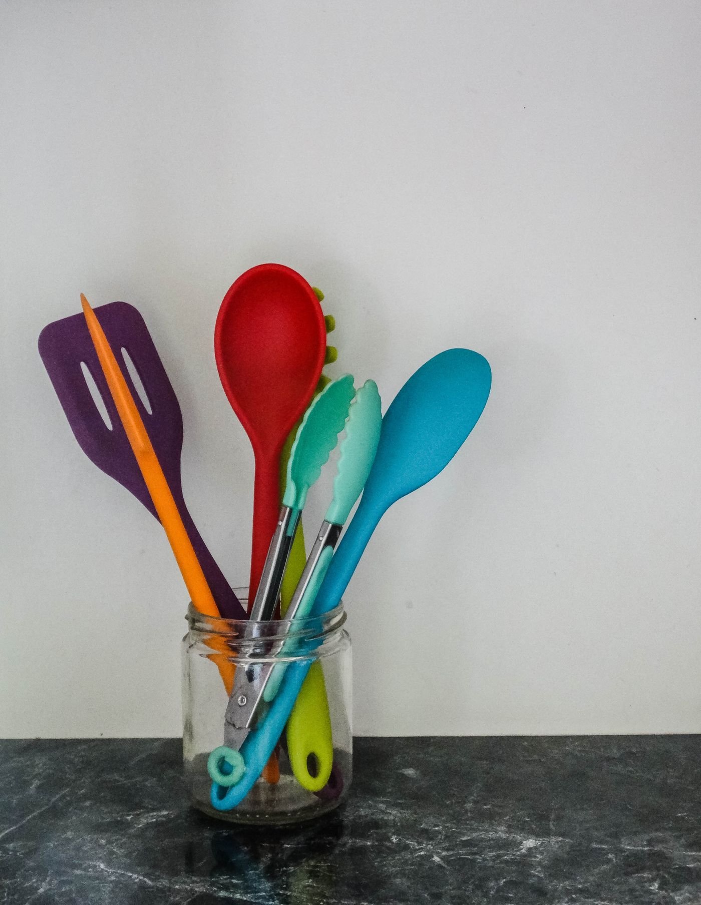 Rainbow Silicone Utensil Set