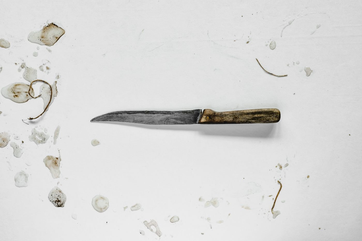 Rustic Carbon Steel Utility Knife
