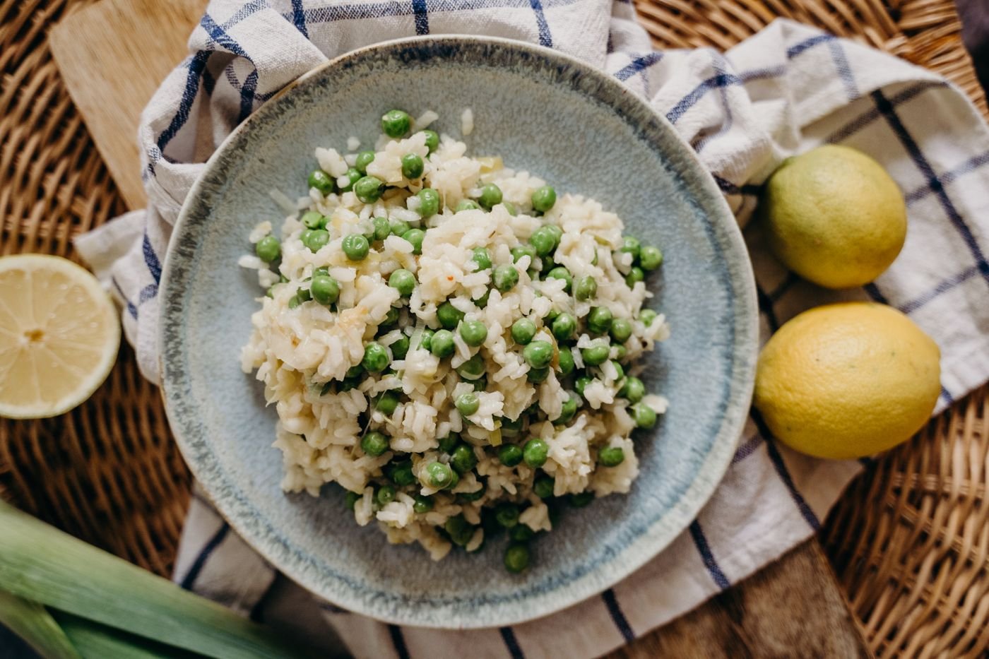 Spring Pea and Lemon Risotto