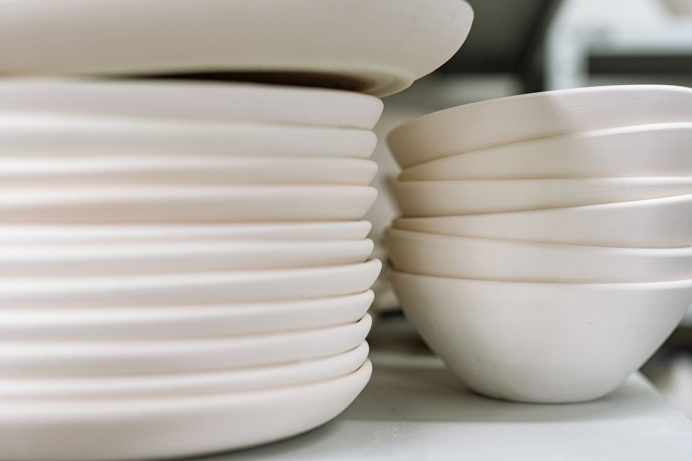 Everyday Matte White Plates and Bowls