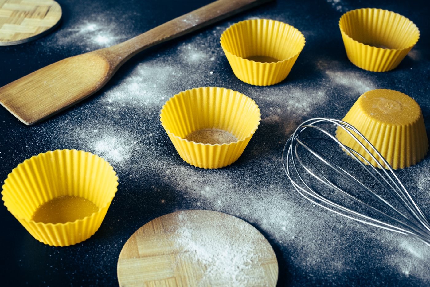 Sunny Yellow Silicone Baking Cups