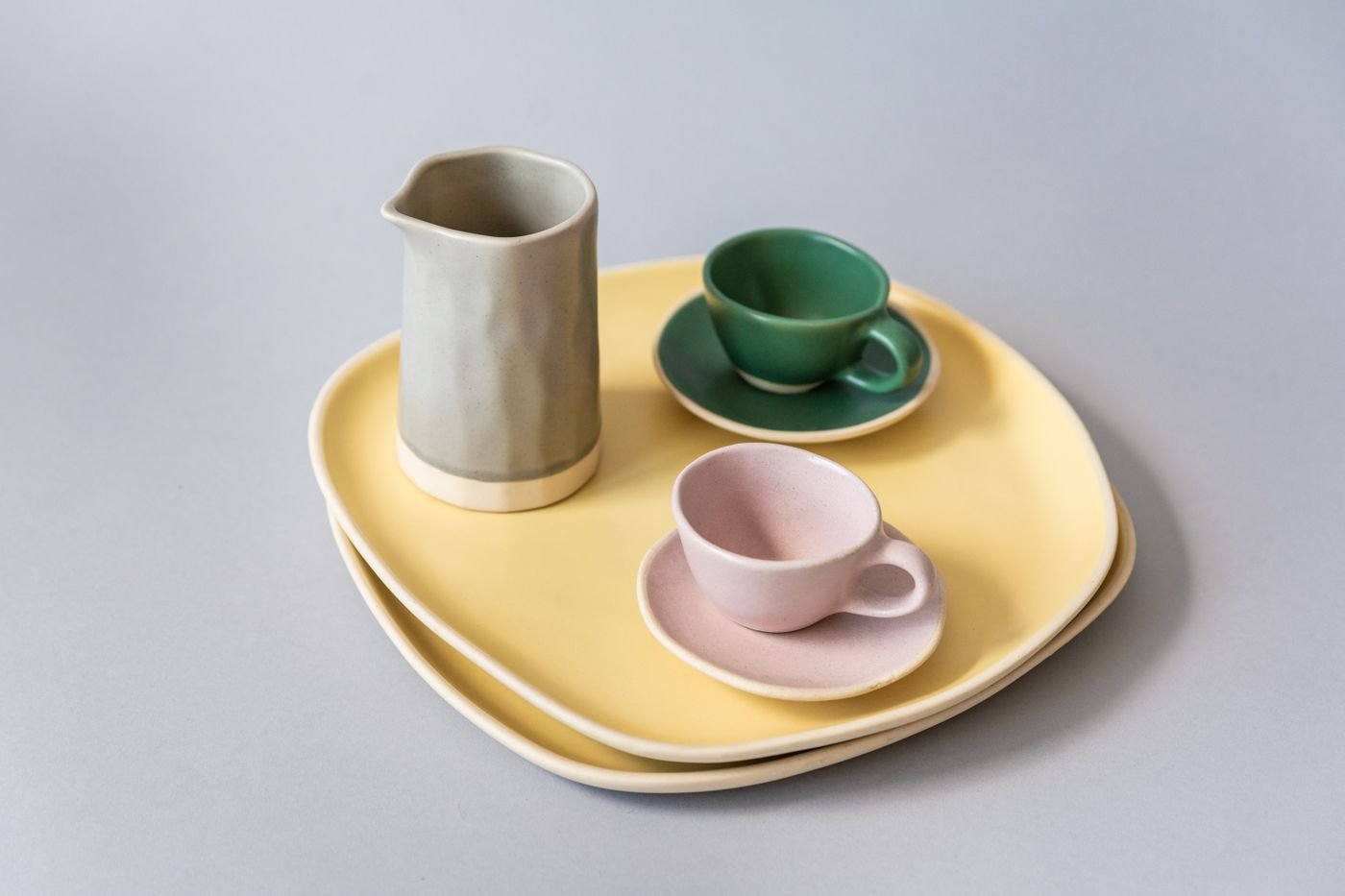 Buttercup Stoneware Coffee Service