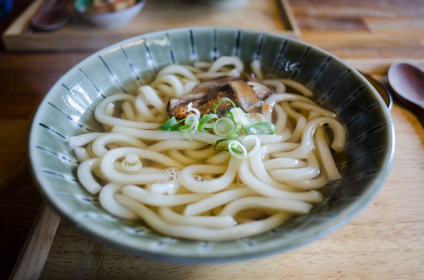 Udon in Dashi Broth with Soy-Simmered Shiitake