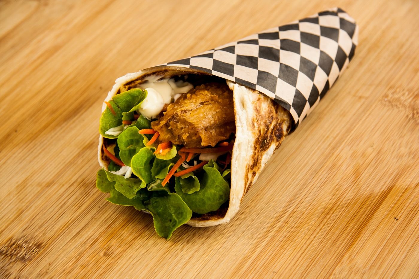 Crispy Buttermilk Chicken Ranch Wrap