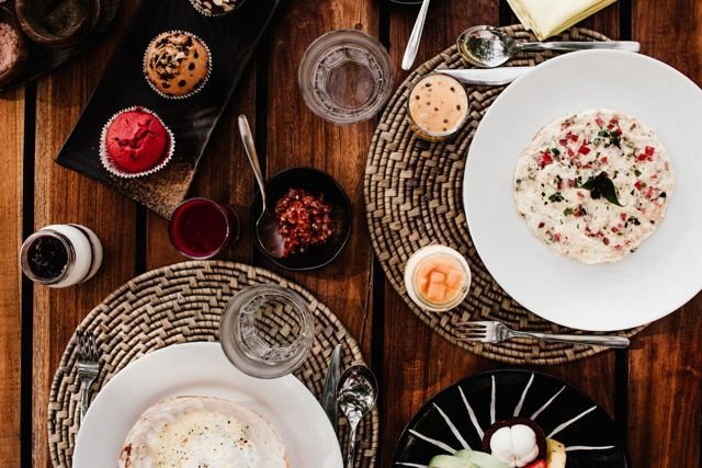 Brunch on the table